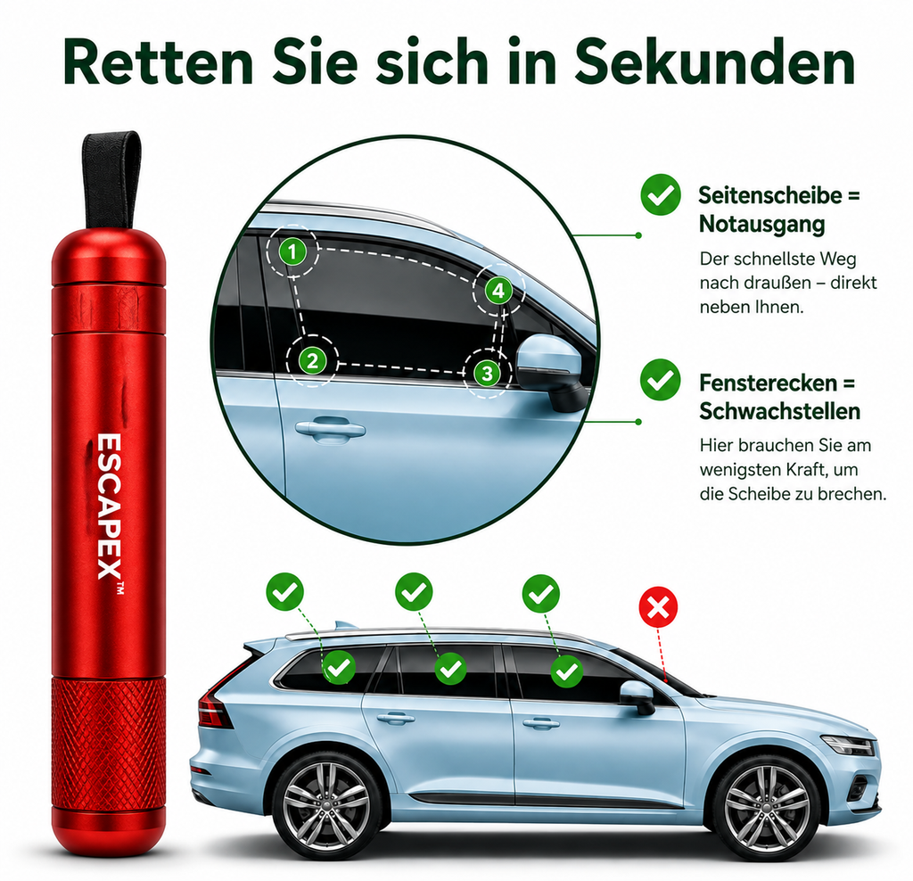EscapeX™ – Scheibenbrecher & Gurtschneider