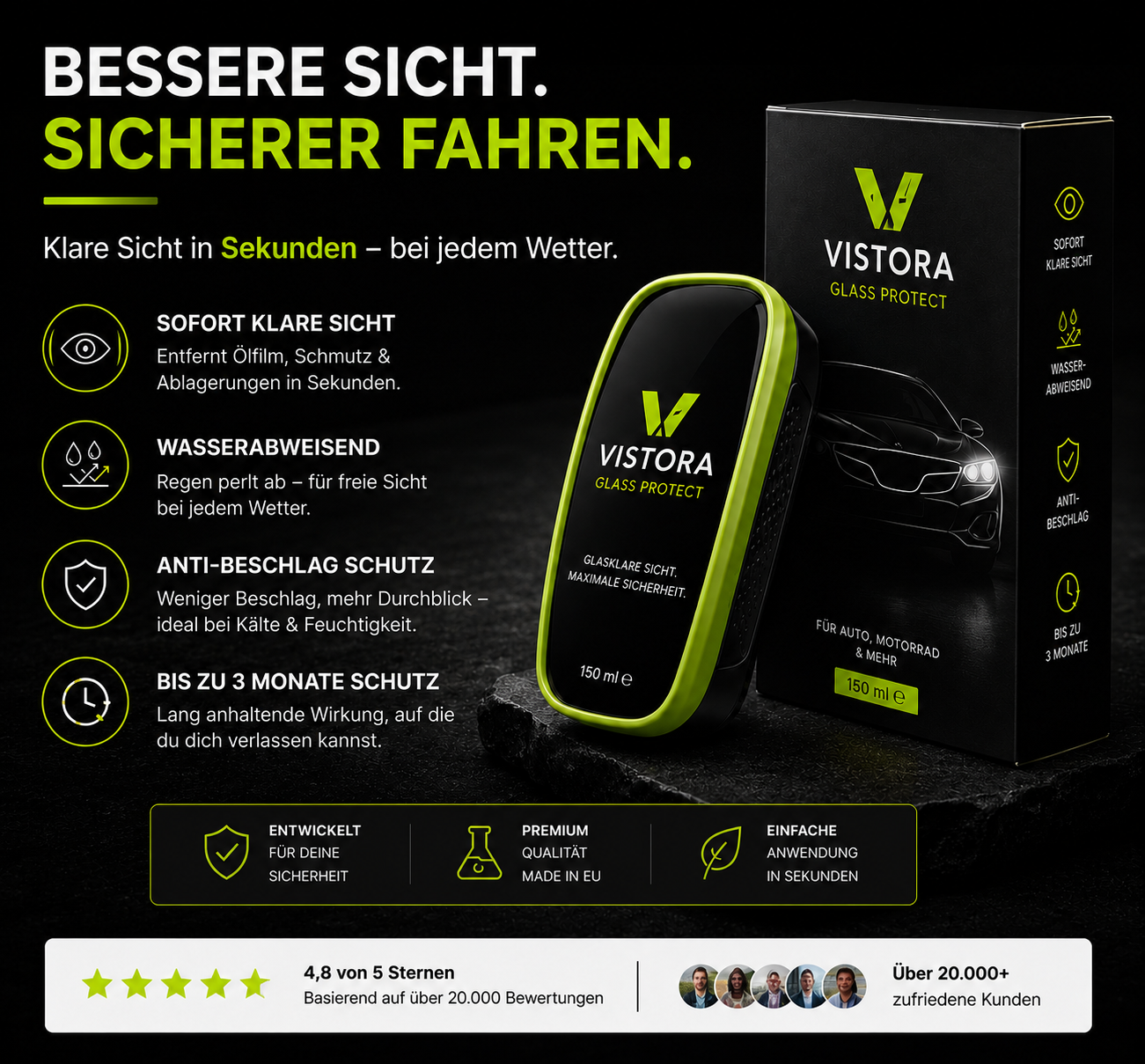 Vistora™ | Klare Sicht bei jeder Autofahrt